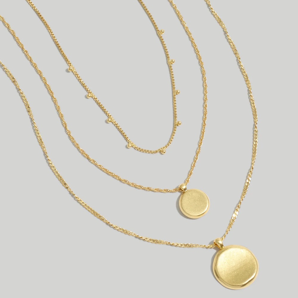 Madewell Coin necklace set